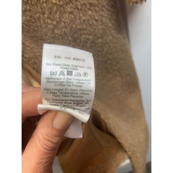 DKNY Women Alpaca/Wool Fuzzy Coat. - Picture 6 of 7